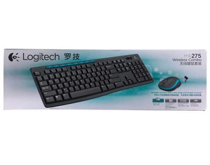 LOGITECH KEYBOARD MOUSE COMBO WIRELESS MK275